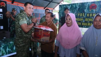 Kaskogabwilhan III Tinjau Lokasi Banjir dan Serahkan Bantuan