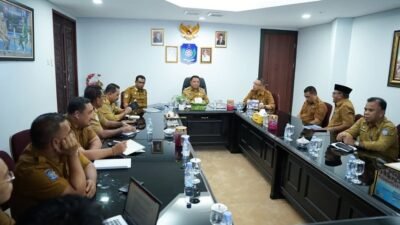 Pemda Halmahera Utara Matangkan Buku Rekam Jejak Pembangunan 1 Tahun Kerja Piet-Kasman