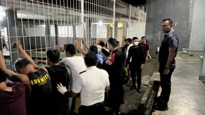 Lapas Ternate Razia Malam di Kamar WBP, Petugas Amankan Sejumlah Barang Terlarang