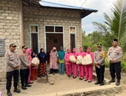 Polres Halmahera Tengah dan Bhayangkari Salurkan Bantuan Untuk Warakawuri Hingga Lansia
