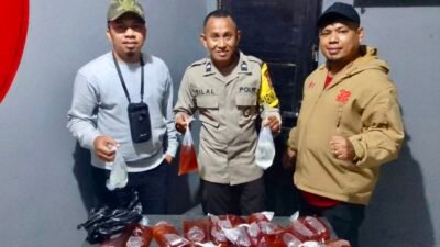 Razia Miras di Ternate, Polisi Temukan Miras Disembunyikan Dibalik Tong Sampah 