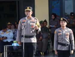 Polres Halmahera Timur Gelar Apel Pasukan Operasi Ketupat 2026