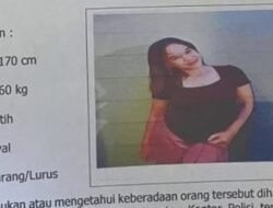 Wanita 23 Tahun Asal Marikrubu Dilaporkan Hilang, Dijemput Pria Tak Dikenal Dini Hari