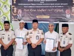 Berperilaku Baik, 53 WBP Lapas Tobelo Dapat Remisi Khusus Idul Fitri 
