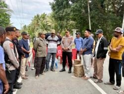 Pasca Kejadian di Patani Barat, Polres Halmahera Timur Gelar Pertemuan Dengan Masyarakat Desa Sowoli