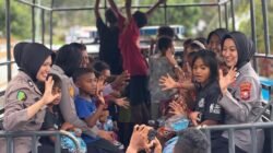 Tim Psikologi Polda Maluku Utara Gelar Trauma Healing Untuk Anak-anak Terdampak Konflik di Halteng