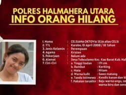 Polres Halut Sebar Info Orang Hilang, Gadis Asal Kao Belum Kembali Sejak Misa Pekan Suci