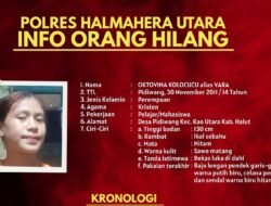 Remaja Asal Pidiwang Dilaporkan Hilang, Diduga Berada di Tobelo