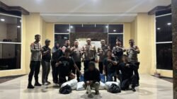 Sat Samapta Polres Ternate Amankan Ratusan Kantong Miras Cap Tikus di Kelurahan Sango