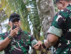 ‎Pangdam Pattimura Tinjau Evakuasi Dua WNA Korban Erupsi Gunung Dukono