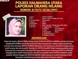 ‎Bidan di Halmahera Utara Dilaporkan Hilang, Polisi Sebarkan Ciri-Ciri dan Kronologi Kejadian‎‎