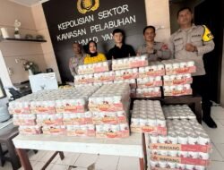 Polisi Sita Ribuan Minuman Keras Ilegal di Pelabuhan Ahmad Yani Ternate‎
