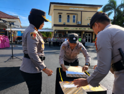 ‎Jabatan Kasat Samapta dan Kapolsek Ternate Utara Resmi Berganti