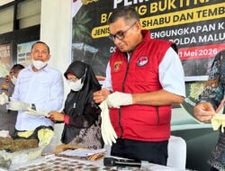 Polda Malut Musnahkan Barang Bukti Narkoba, Ribuan Obat Keras hingga Sabu‎