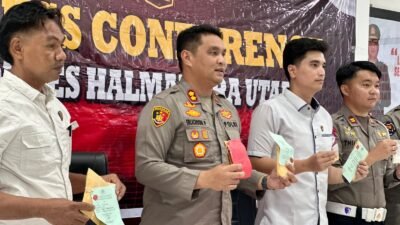Empat Bulan, Polres Halmahera Utara Tilang 415 Pengendara di Jalan‎