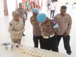‎Bidpropam Polda Malut Gelar Gaktiblin di Polres Halsel, Tekankan Larangan Narkoba dan Judi Online