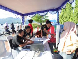 ‎Semarak Hari Bhayangkara, Polda Malut Hadirkan Layanan Publik hingga Hiburan di Pantai Falajawa‎