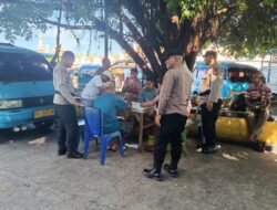 Sambangi Terminal dan Pelabuhan, Sat Binmas Polres Ternate Ajak Warga Jaga Kamtibmas‎‎‎‎