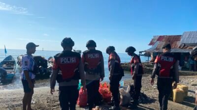 Sat Samapta Polres Kepulauan Sula Intensifkan Patroli Humanis di Kota Sanana‎‎