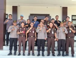 Polres Halmahera Timur Bangun Sinergi dengan Kejaksaan dan TNI