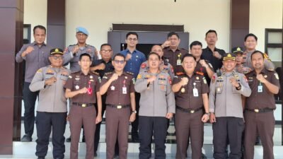 Polres Halmahera Timur Bangun Sinergi dengan Kejaksaan dan TNI