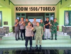 ‎‎Kapolres Halut Pererat Sinergi dengan Kodim 1508/Tobelo, Soliditas TNI-Polri Diperkuat‎‎‎
