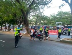 ‎Satlantas Polres Ternate Tertibkan Parkir Liar di Titik Rawan Macet‎‎‎