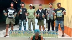 Seorang Pria di Ternate Ditangkap atas Kepemilikan 210 Botol Captikus