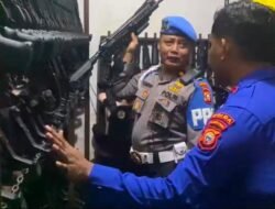 ‎Bidpropam Polda Malut Cek Senpi dan Disiplin Personel Ditpolairud