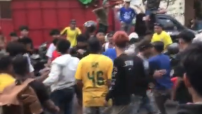 Nobar Brasil Vs Norwegia di Ternate Ricuh, Antara Fans Baku Hantam