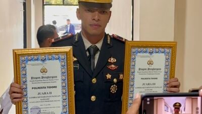 Hari Bhayangkara, Polresta Tidore raih 2 Penghargaan Kapolda Maluku Utara