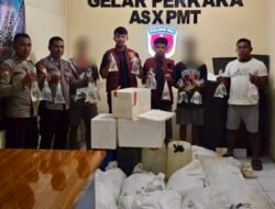 2 Pemilik 960 Kantong Captikus Ditangkap, Polsek Ibu Gagalkan Upaya Peredaran Miras ke Ternate