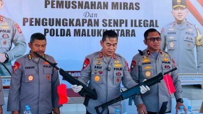 ‎Polisi Bongkar Jaringan Senpi Ilegal di Halmahera Utara, Tiga Tersangka Ditangkap