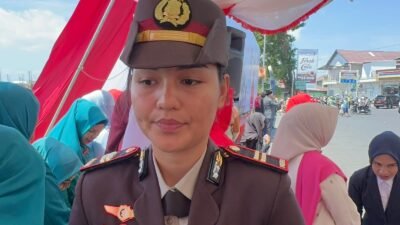 ‎Satlantas Polres Ternate Kerahkan 50 Personel Amankan Jalur Penurunan Bendera‎
