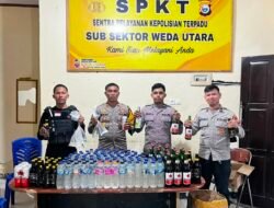 ‎Satgas Siber Miras Polres Halteng Gencarkan Razia, 467 Botol Diamankan‎‎