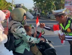Satlantas Halut Ajak Warga Isi Kemerdekaan dengan Tertib Berlalu Lintas