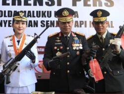HUT RI Ke-81, Polda Maluku Utara Ungkap 16 Senjata Api Ilegal di Halmahera Utara