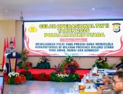 GO Triwulan II Polda Maluku Utara, Polres Halut Urutan Pertama Penyelesaian Kasus Terbanyak