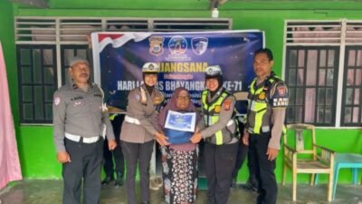 Anjangsana Hari Lantas, Polantas Halteng Sambangi Warakawuri‎‎