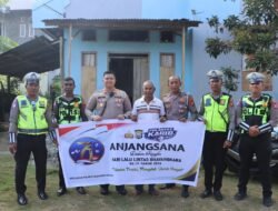 Jejak Pengabdian Tak Putus, Satlantas Halsel Sambangi Para Purnawirawan