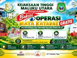 Kejati Malut Gelar Operasi Mata Katarak Gratis, Warga Bisa Mendaftar di Kejari
